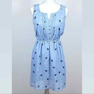 Daniel Rainn Bird-Pattern Dress